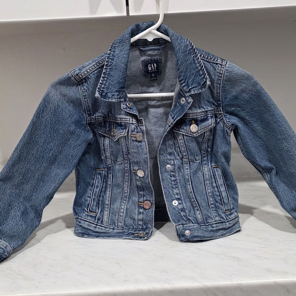 GAP Girls Classic Medium Blue Denim Jacket